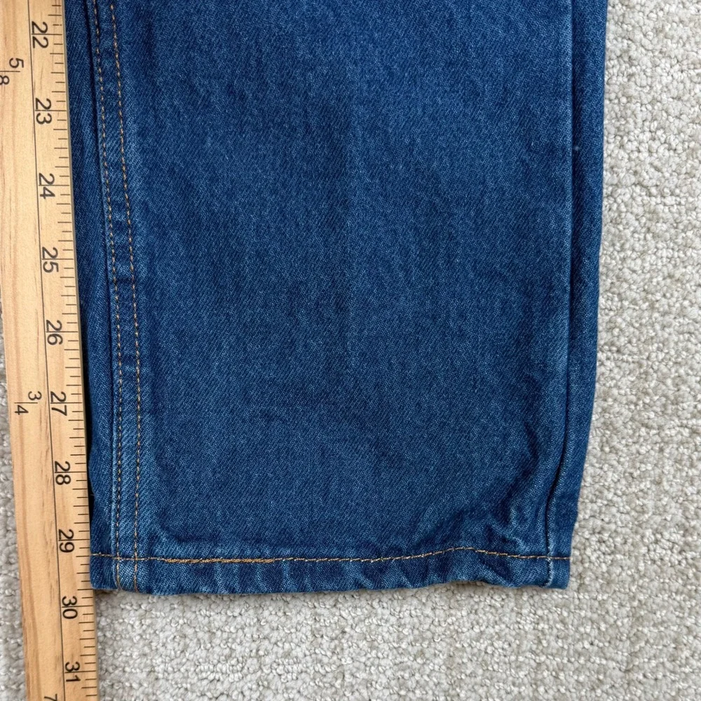 Levi's 505 Mens 28x30 Regular Fit Straight Leg Denim Blue Jeans